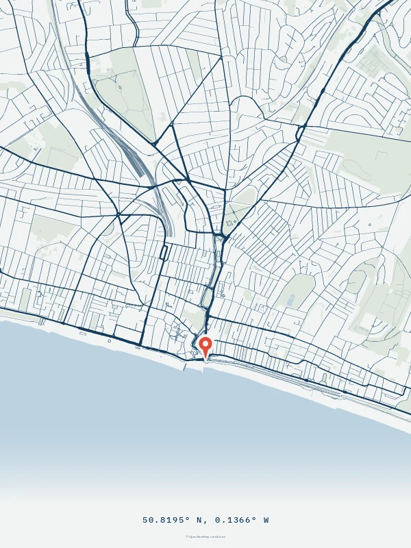 Example map print: Where it all began